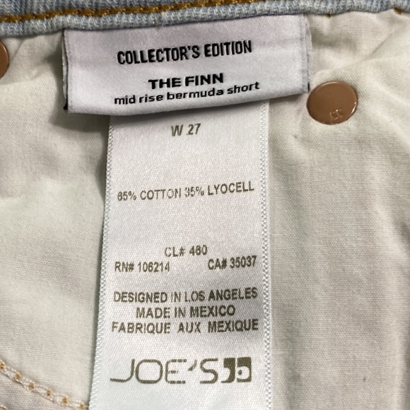 Joe's Jeans NWT The Finn Distressed Bermuda Collectors Edition Shorts Size 27 - Picture 13 of 14